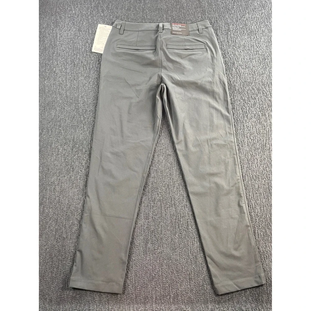 NWT Lululemon ABC Classic Fit Trouser Sz 30x32 Warpstreme Obsidian Gray LM5AO5S